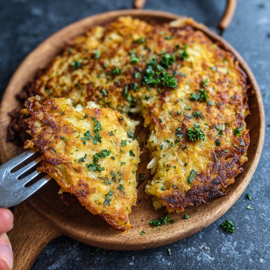 Blumenkohl Rösti Im Ofen