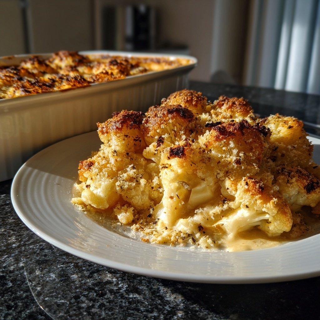 Blumenkohl Gratin Mit Semmelbröseln