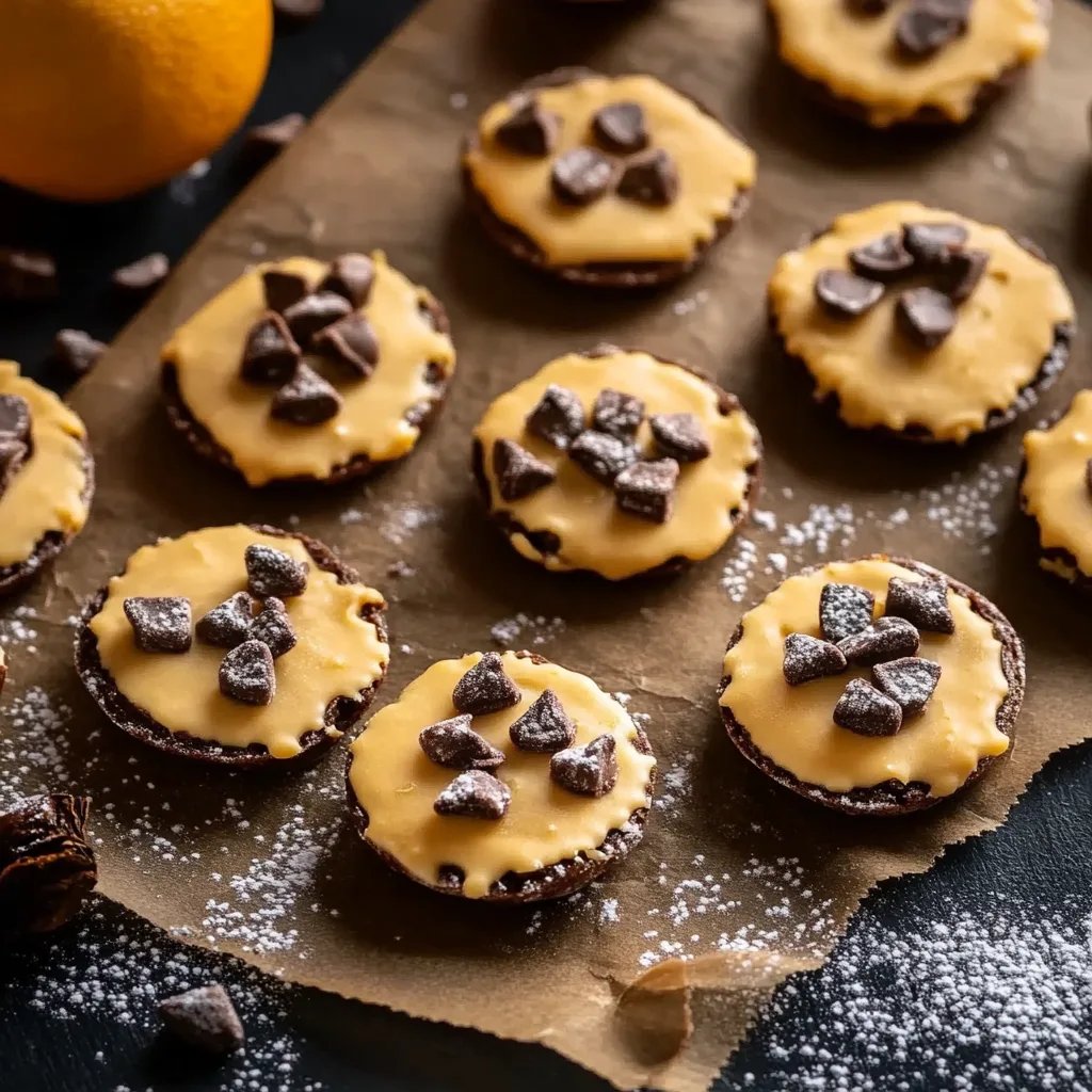 Schoko Orangen Plätzchen