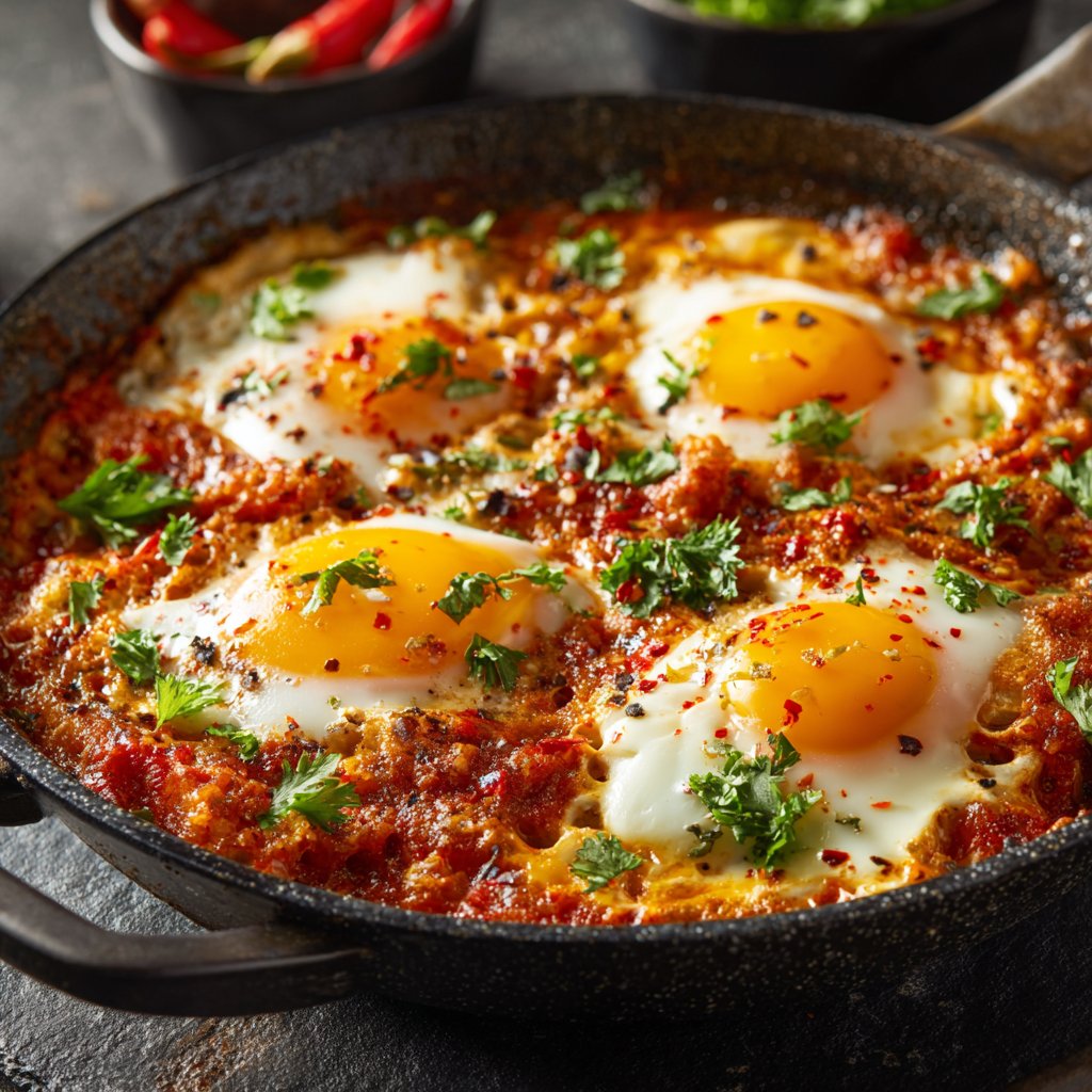 Shakshuka mit Chili