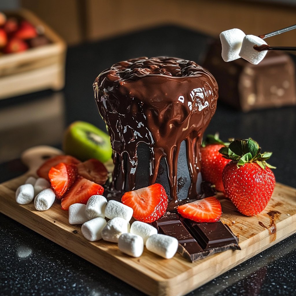 Schokoladenfondue einfach