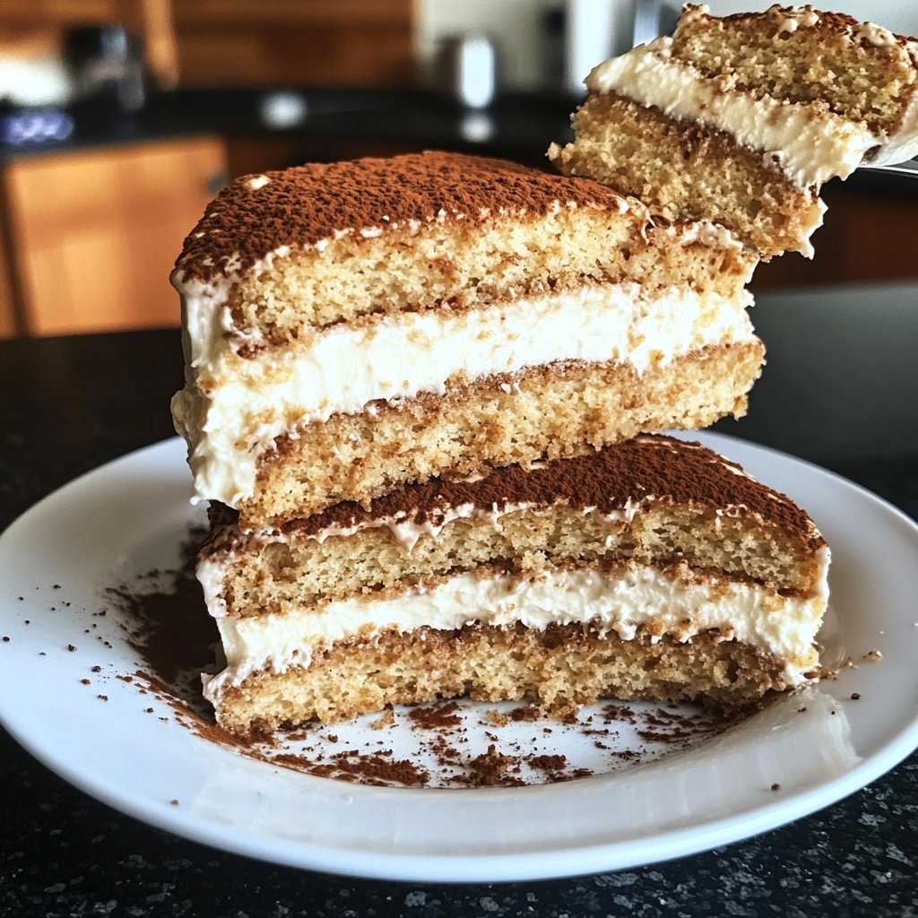 Bienenstich-Tiramisu ohne Alkohol