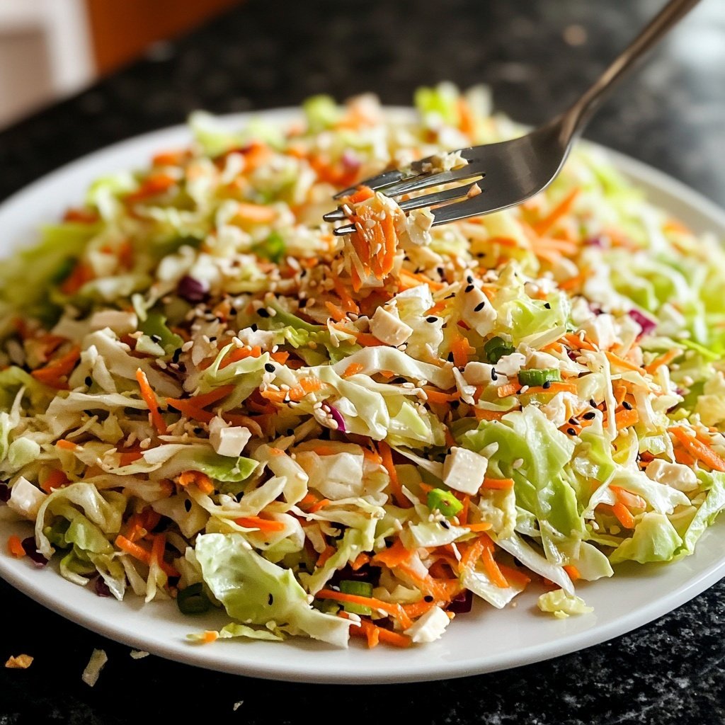 Asiatischer Salat mit Chinakohl & Sesam-Dressing