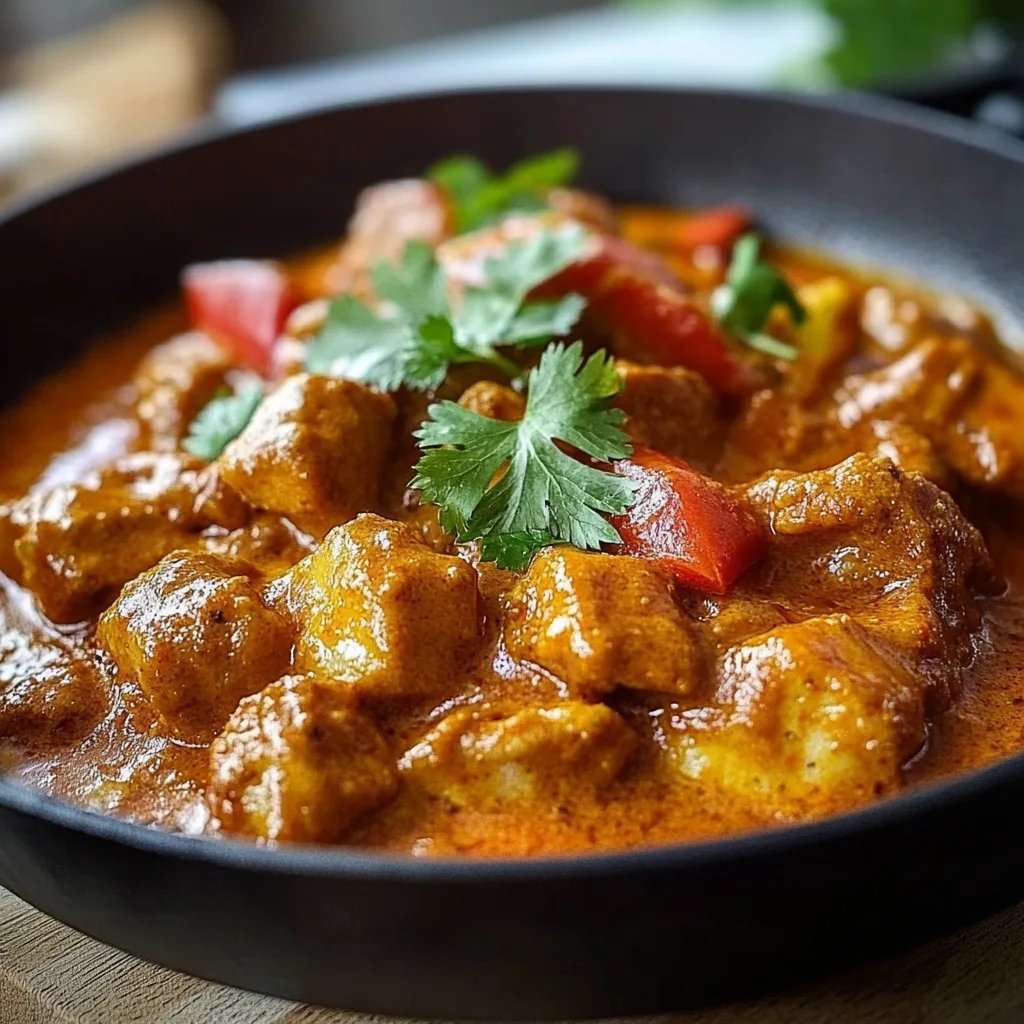 Paprika-Sahne-Hähnchen