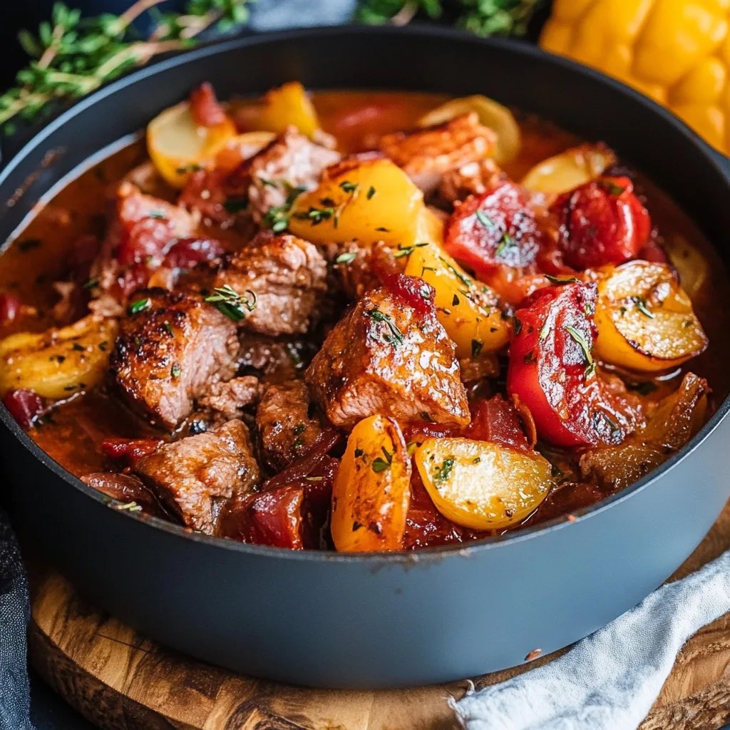 Deftiger Pfundstopf aus dem Backofen