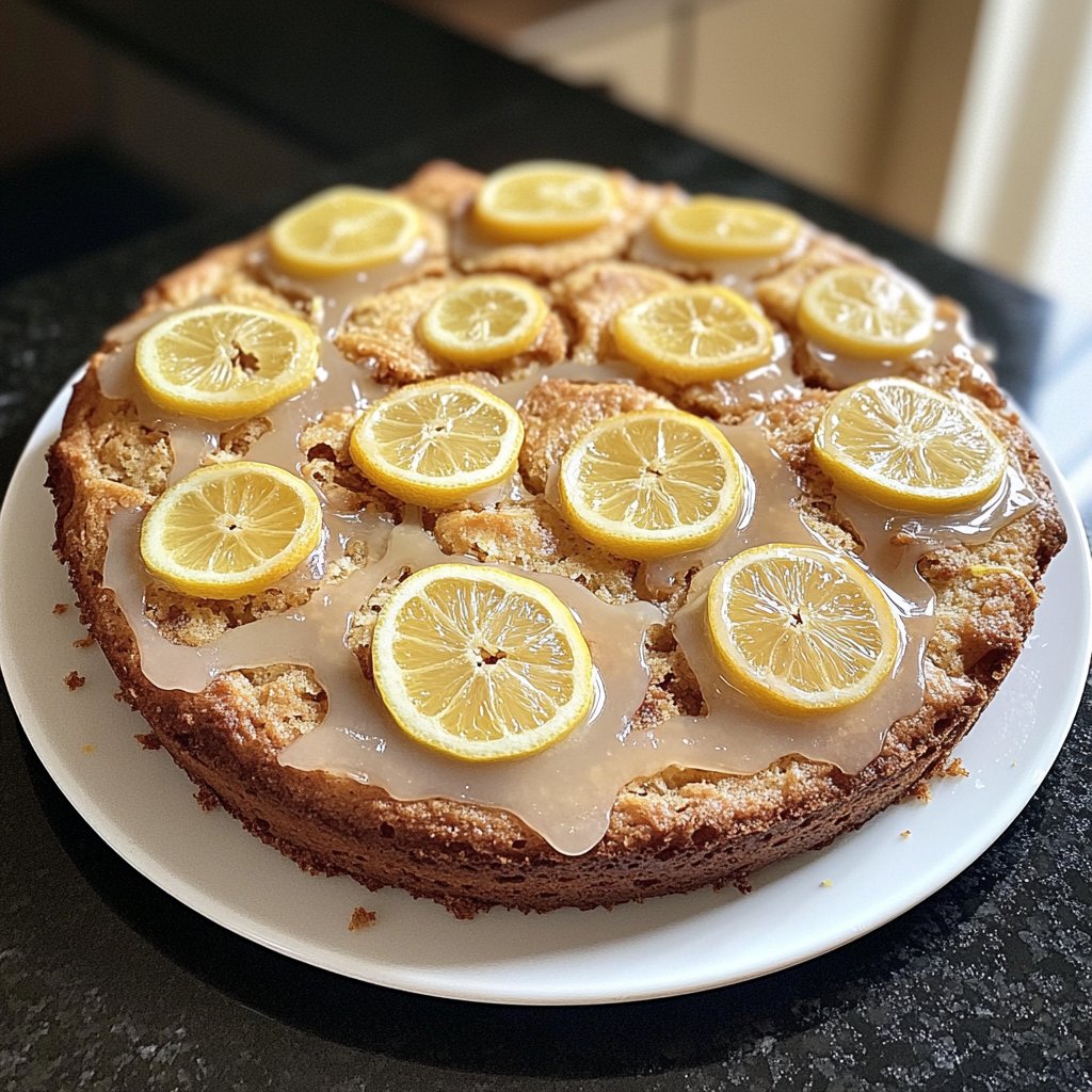 Lockerer Zitronenkuchen für Gäste