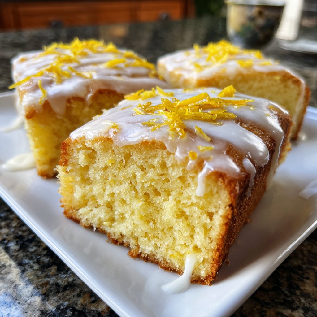 Saftiger Zitronenkuchen vom Blech