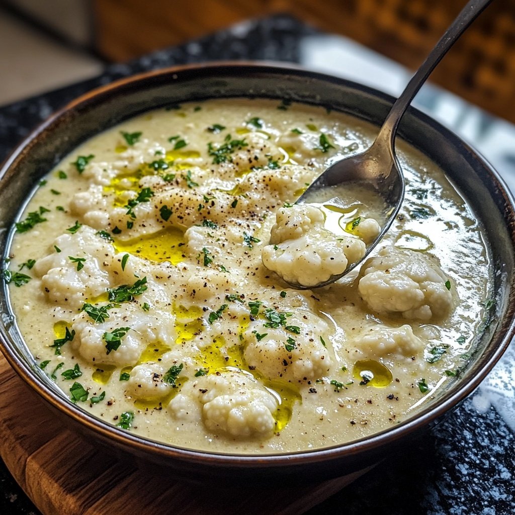 Blumenkohlsuppe vegetarisch