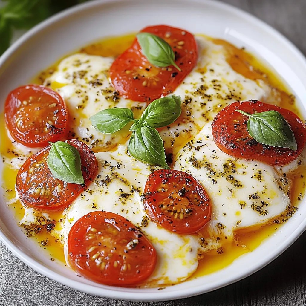 Schnelles Tomate-Mozzarella-Hähnchen