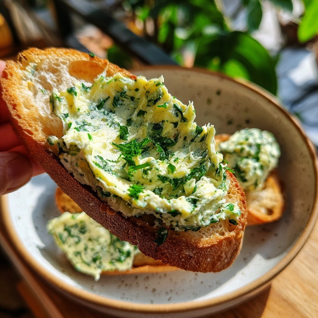 Kräuterbutter Mit Knoblauch Und Petersilie