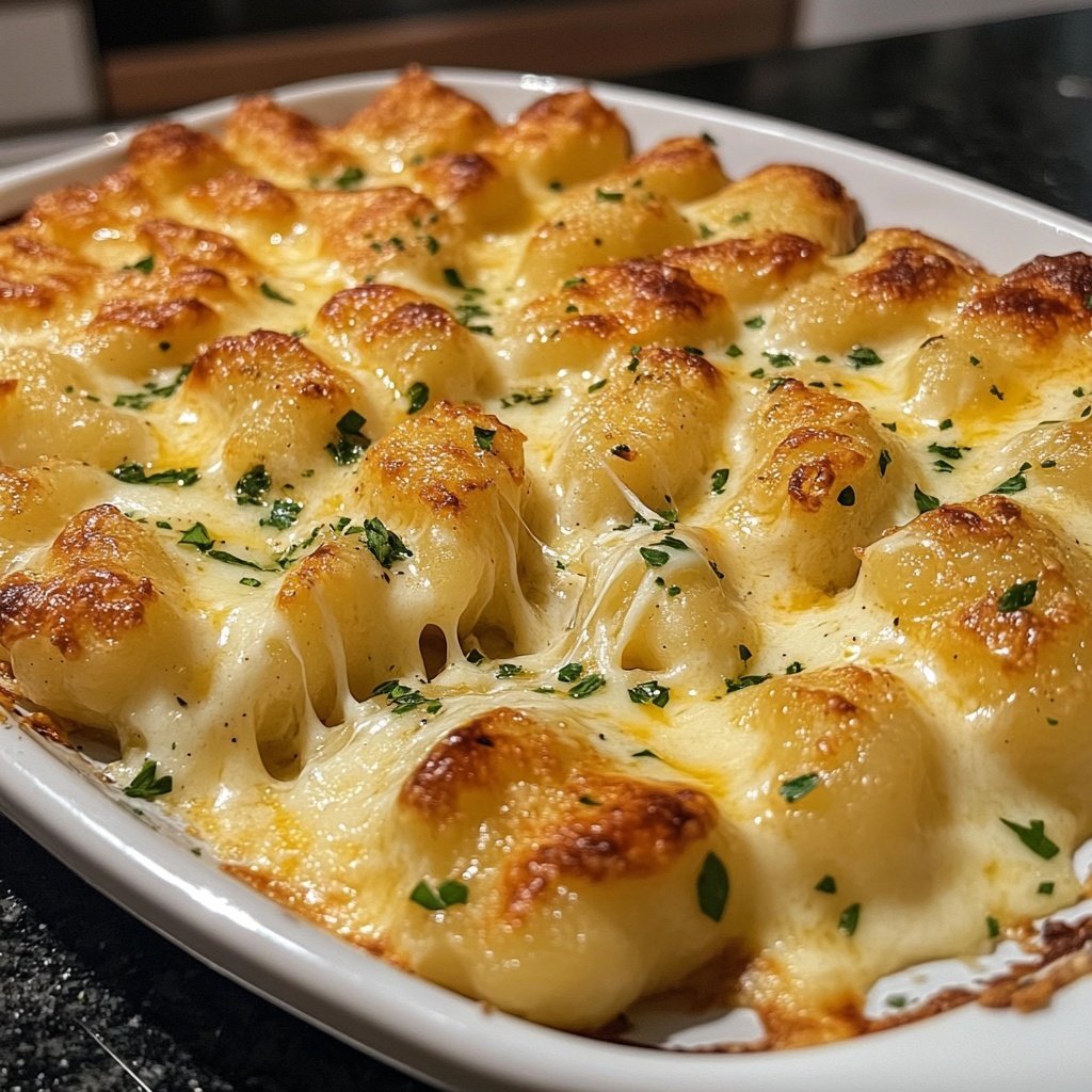 Gnocchi aus dem Ofen mit Käse