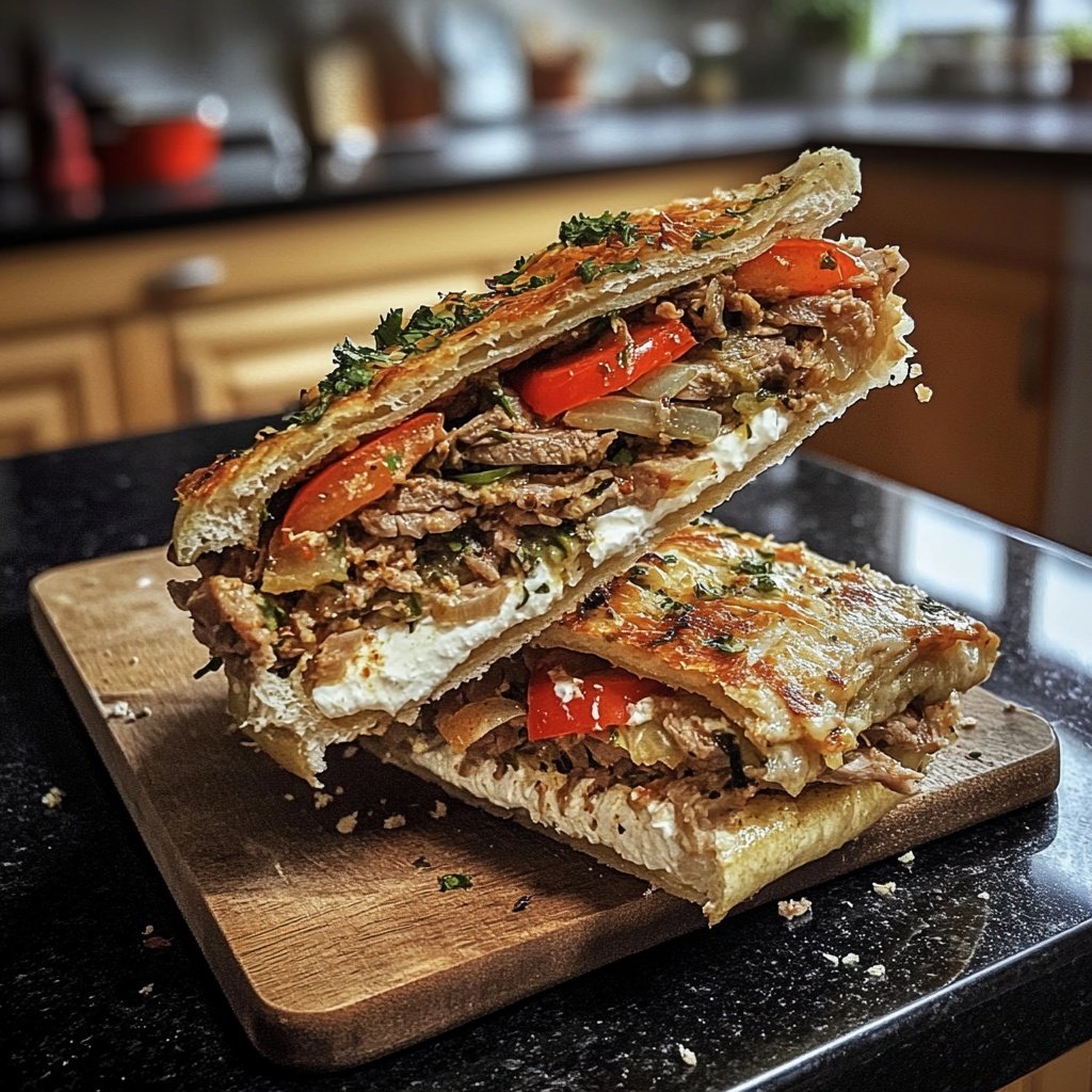 Döner mit Kräuterquark